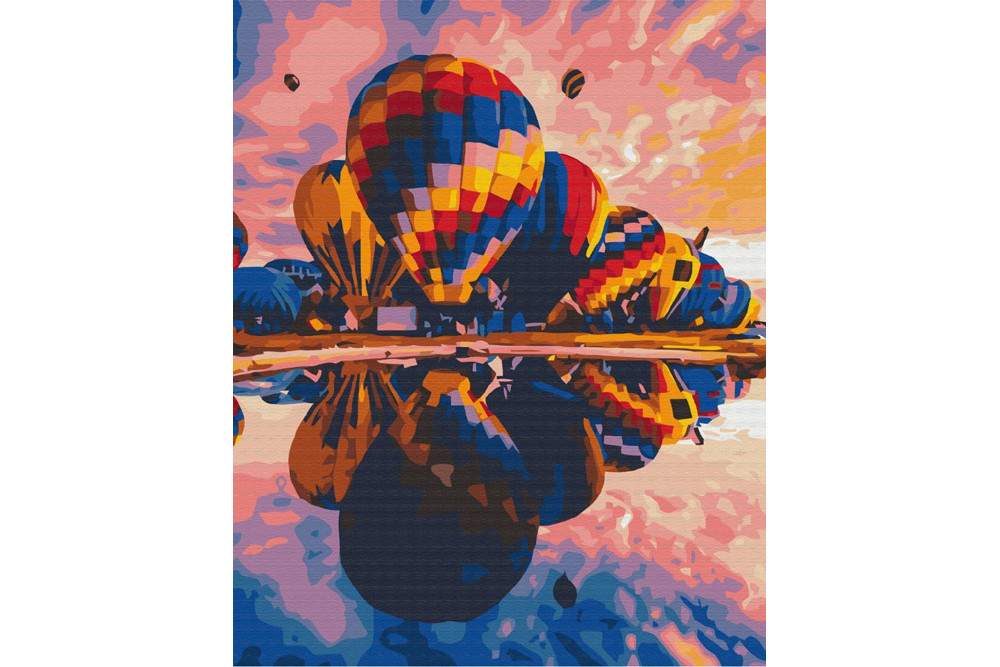 Mal efter tal - Launching bullets - popart