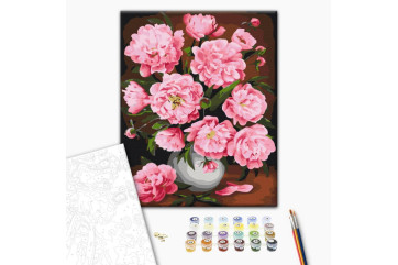 Mal efter tal - Blooming peonies