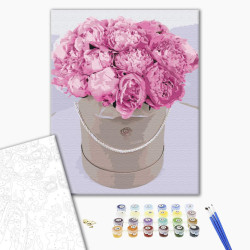 Mal efter tal - Peonies for a loved one