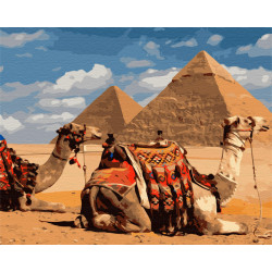 Mal efter tal - Symbols of Egypt - landskaber