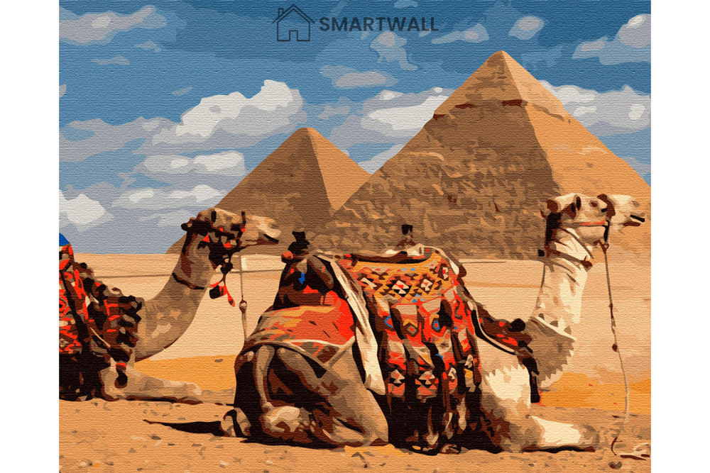 Mal efter tal - Symbols of Egypt - landskaber