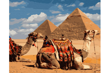 Mal efter tal - Symbols of Egypt - landskaber