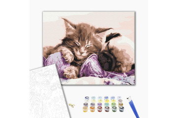 Mal efter tal - Grandmother's pets