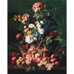 Mal efter tal - Summer still life - blomster