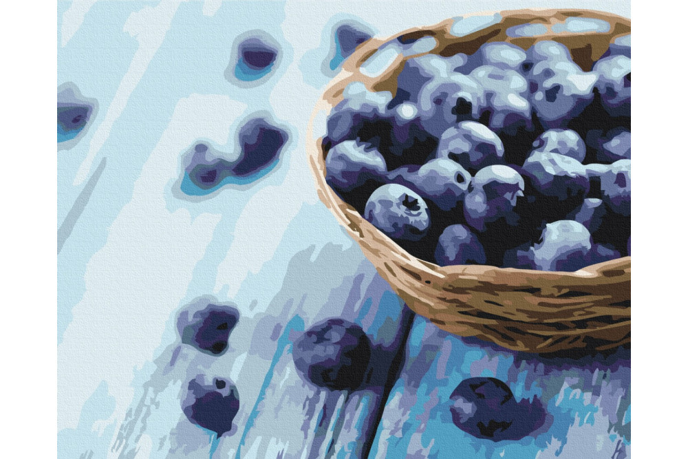 Mal efter tal - Blueberry - mad og drikke
