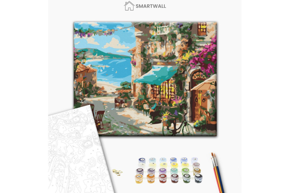 Mal efter tal - Town street under the sea