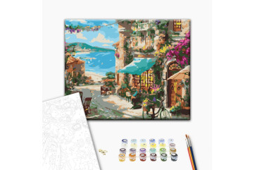 Mal efter tal - Town street under the sea