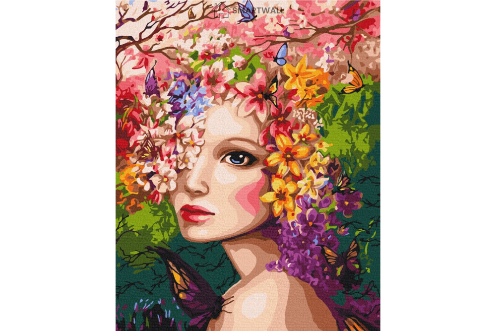Mal efter tal - Spring nymph - popart