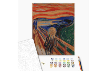 Mal efter tal - The Scream. Edvard Munch