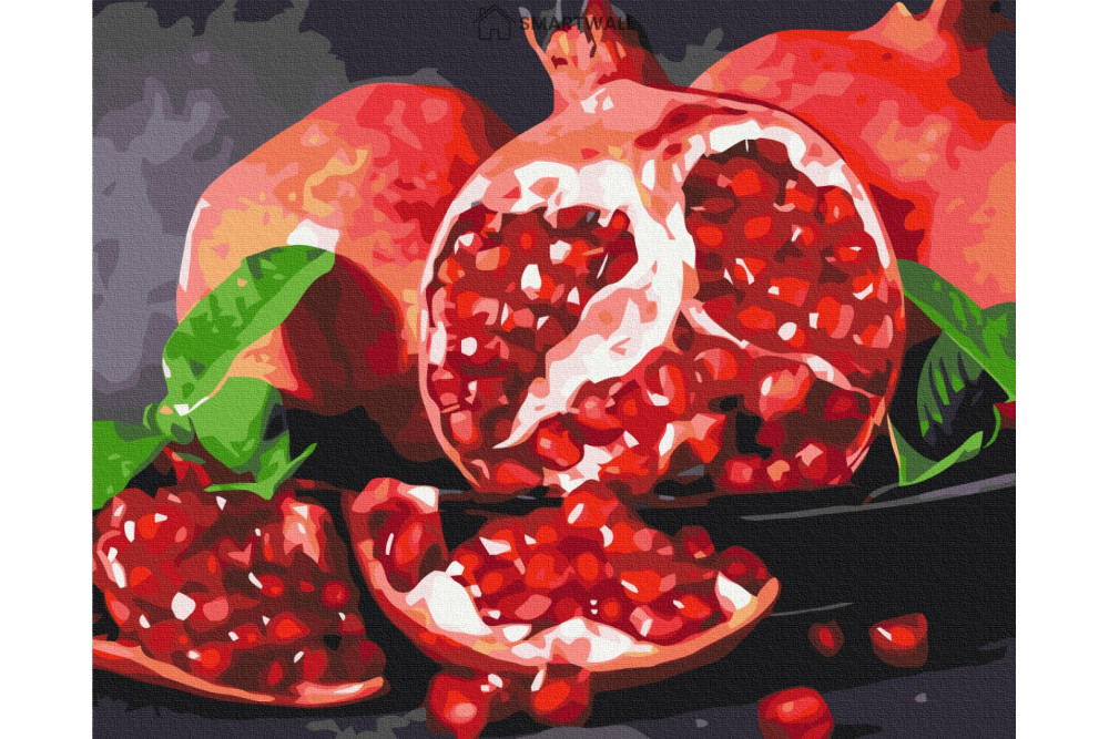 Mal efter tal - Tasty pomegranate - mad og drikke