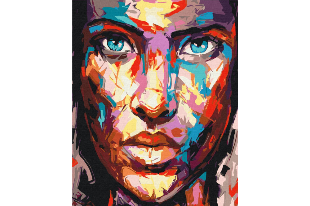 Mal efter tal - Portrait in paints - mennesker