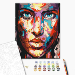 Mal efter tal - Portrait in paints
