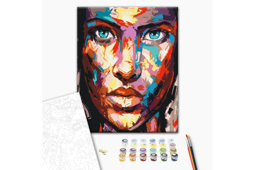 Mal efter tal - Portrait in paints