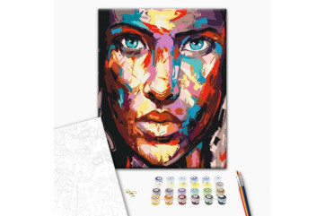 Mal efter tal - Portrait in paints