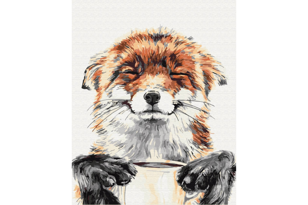 Mal efter tal - Satisfied fox - dyr