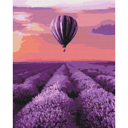 Mal efter tal - Air ballon in Provance - landskaber