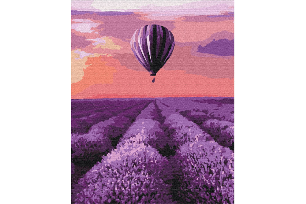 Mal efter tal - Air ballon in Provance - landskaber