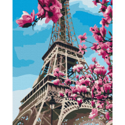Mal efter tal - Magnolia Blossom in Paris - byer