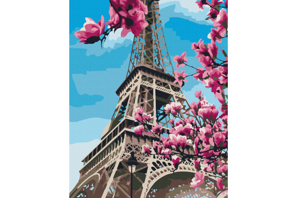 Mal efter tal - Magnolia Blossom in Paris - byer