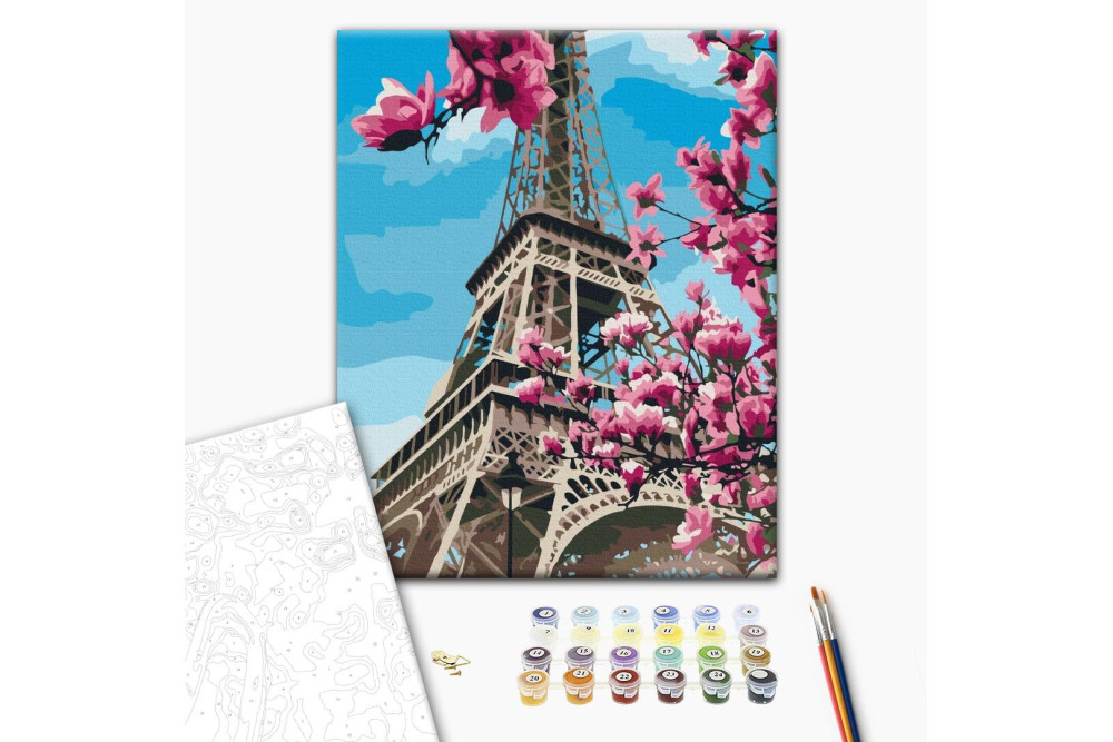 Mal efter tal - Magnolia Blossom in Paris