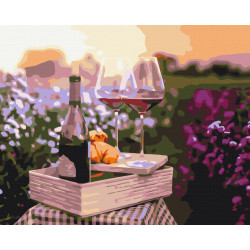 Mal efter tal - Romance in lavender - mad og drikke