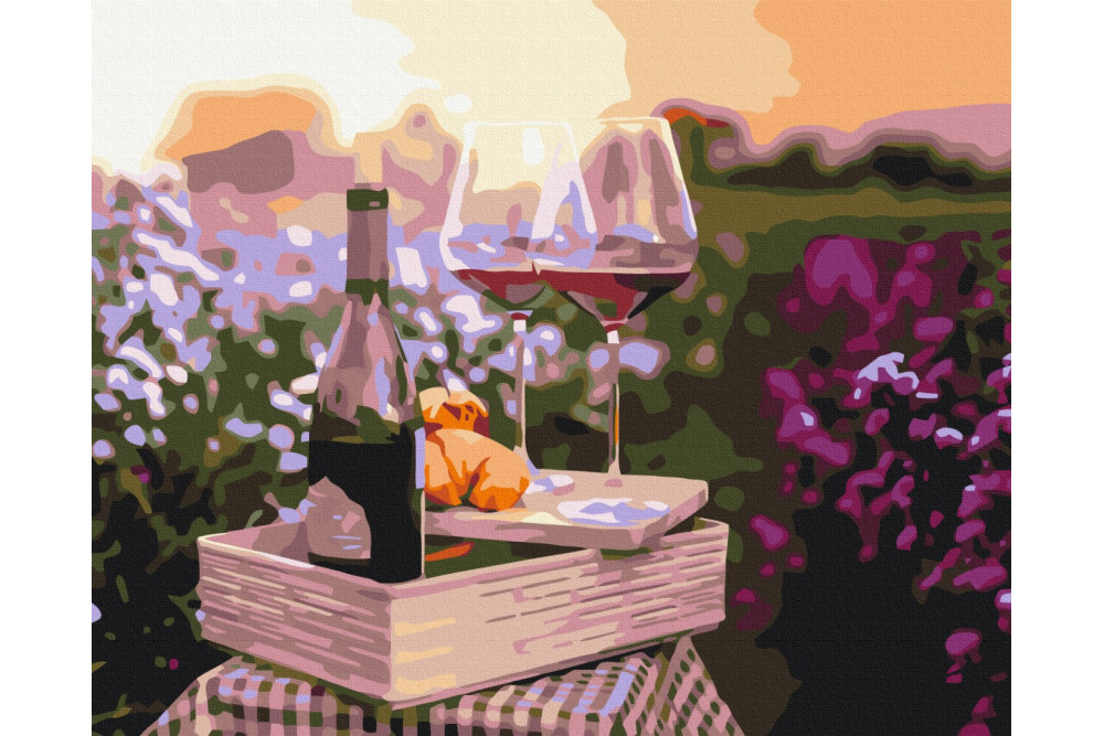 Mal efter tal - Romance in lavender - mad og drikke