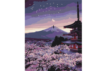 Mal efter tal - Evening Japan - landskaber