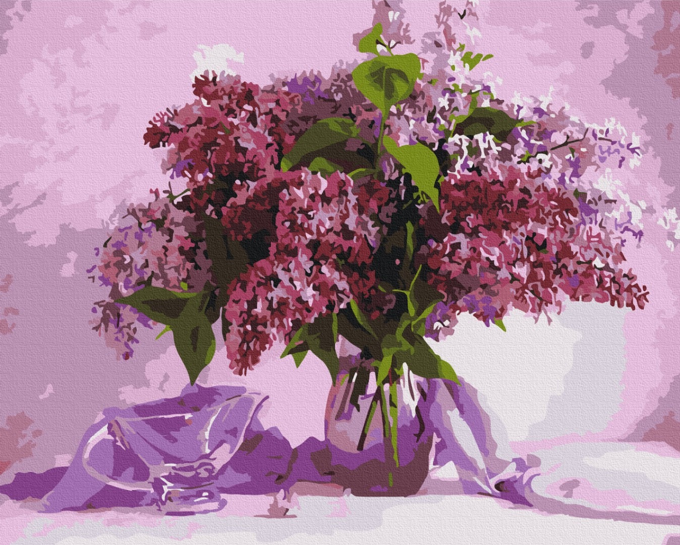 Mal efter tal - Favorite lilac - blomster