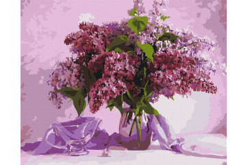 Mal efter tal - Favorite lilac - blomster