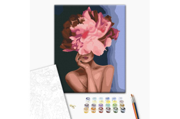 Mal efter tal - Graceful flower