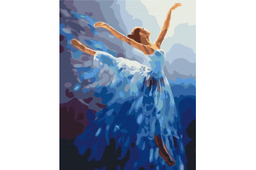 Mal efter tal - Air ballerina - mennesker