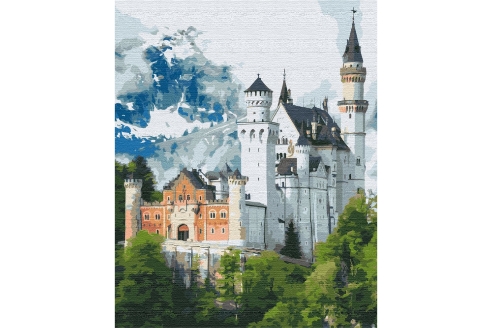 Mal efter tal - Neuschwanstein Castle - byer