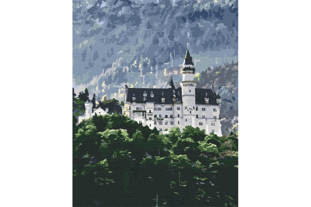 Mal efter tal - View of Neuschwanstein - byer
