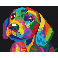 Mal efter tal - Rainbow dog - dyr