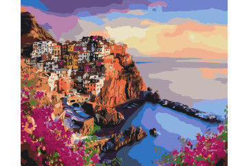 Mal efter tal - Bright colors of Sicily - landskaber