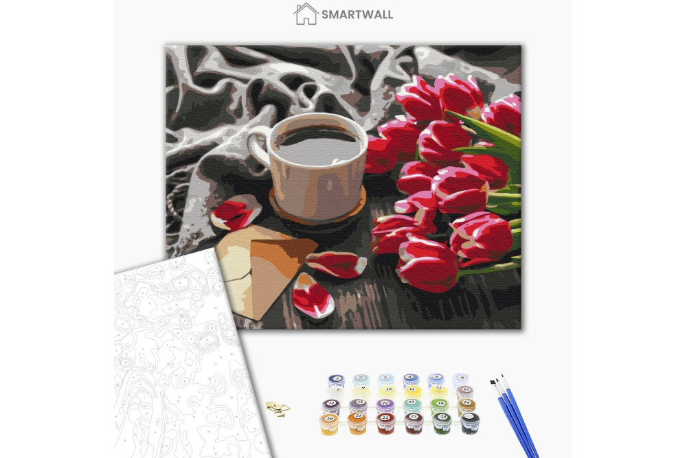 Mal efter tal - Tulips for coffee