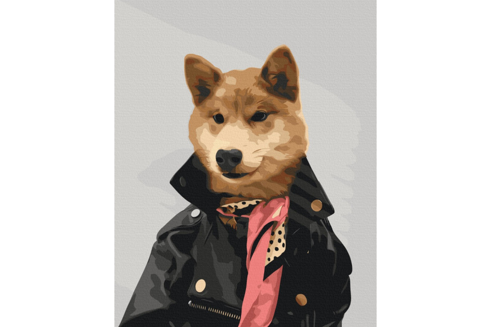 Mal efter tal - Stylish dog @rocky.and.rudy - dyr