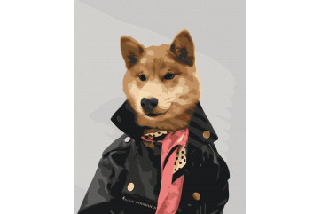 Mal efter tal - Stylish dog @rocky.and.rudy - dyr