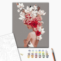 Mal efter tal - Flower tiara