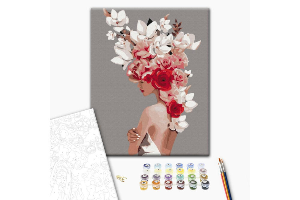 Mal efter tal - Flower tiara