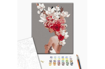 Mal efter tal - Flower tiara