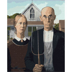 Mal efter tal - "American Gothic"
