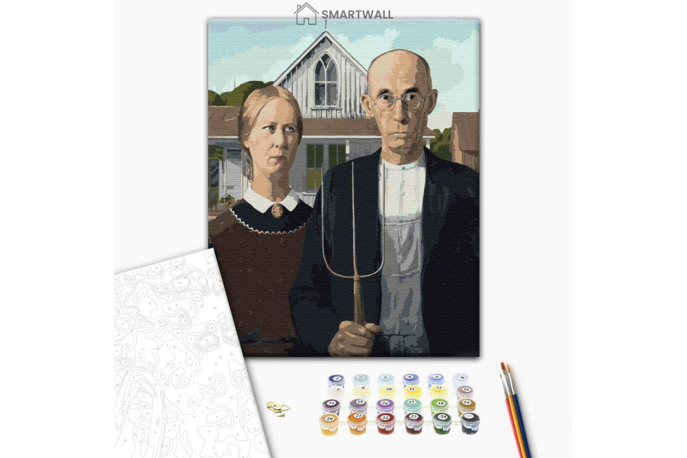  Grant Wood - mennesker