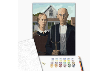 Grant Wood - mennesker