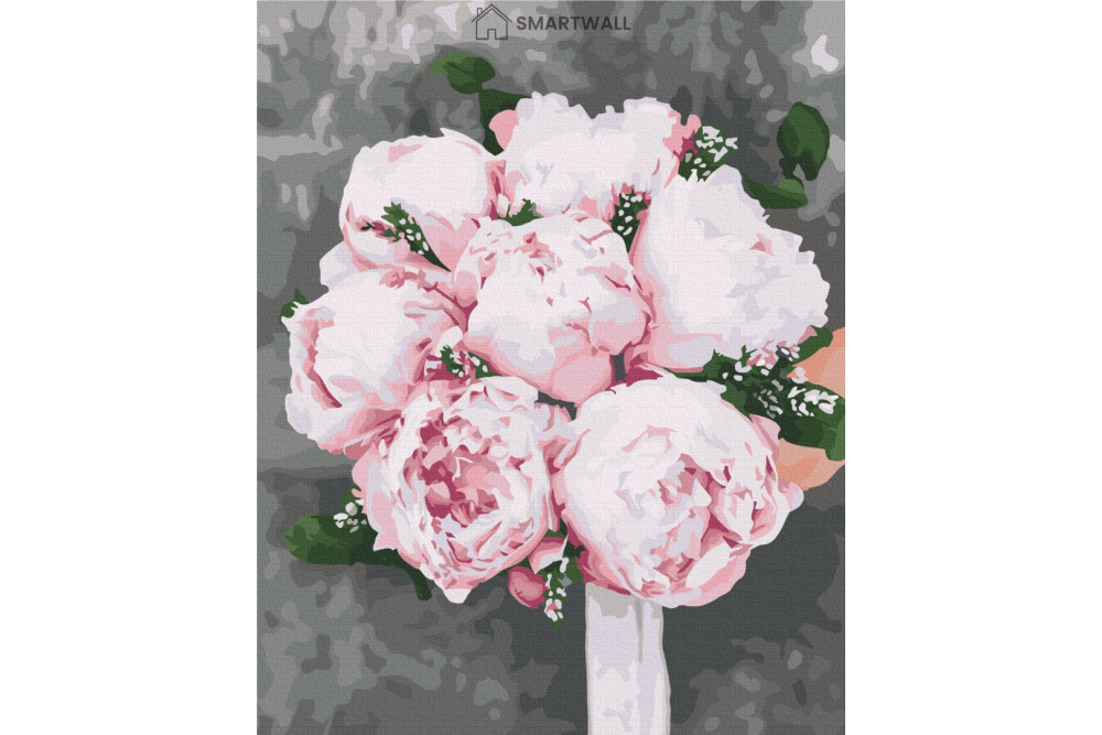 Mal efter tal - Peonies for the bride - blomster