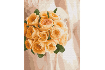 Mal efter tal - The bride's bouquet - blomster