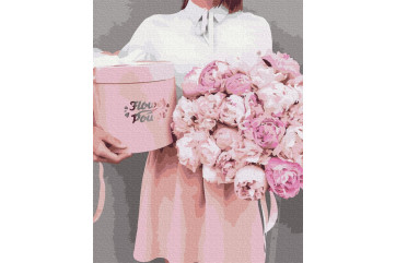 Mal efter tal - Peonies as a gift - blomster