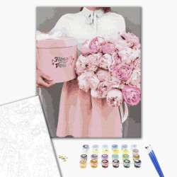 Mal efter tal - Peonies as a gift