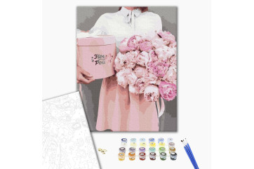 Mal efter tal - Peonies as a gift
