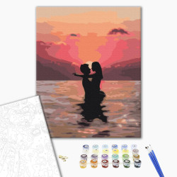 Mal efter tal - In love at sunset